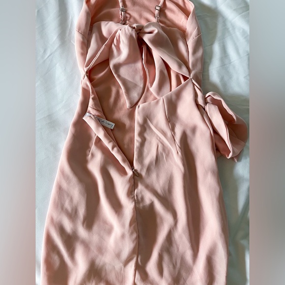 Lucy in the Sky Pink Double Tie Wrap Dress Size Small - Picture 12 of 14